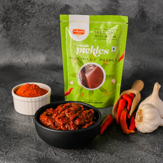 Vellanki Foods Red Chilli Pickle 500 gms