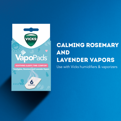 Vicks Soothing Sleepy Time Comfort VapoPads (VBR-5-V) 6 Pack