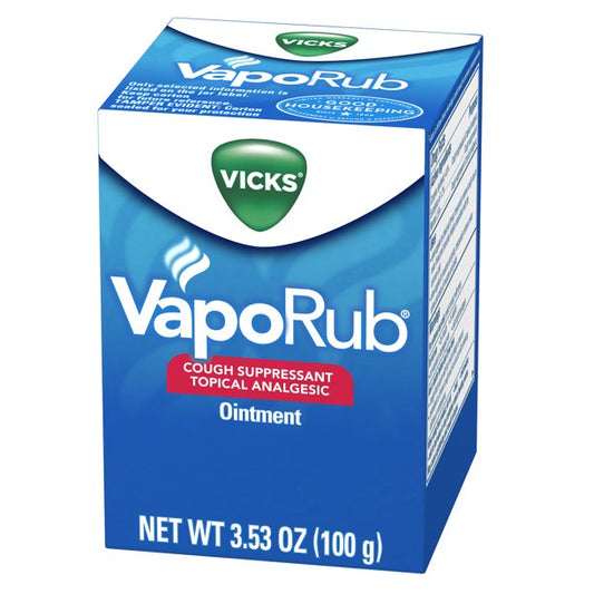 Vicks VapoRub Topical Cough Suppressant Original Ointment 3.53 oz
