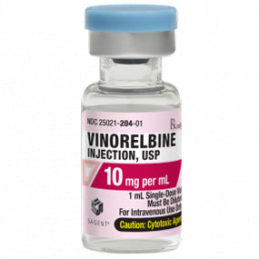 Vinorelbine Tartrate Injection 10 mg / mL Single-Dose Vial, Preservative Free 1 mL Rx) *Refrigerated Item*