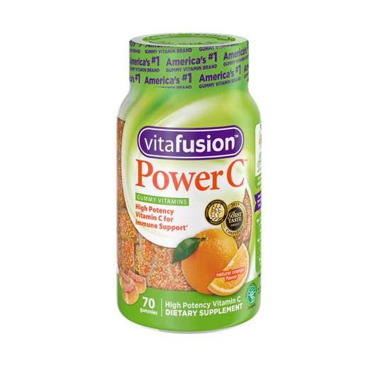 Vitafusion Power C Vitamin C Gummies for Immune Support, Orange Flavored 150 Count
