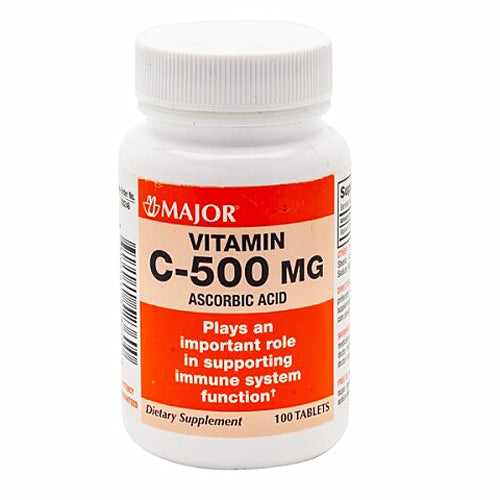 Vitamin C 500 mg Supplement as Ascorbic Acid 100 Tablets