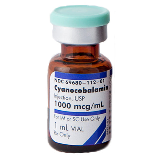 Cyanocobalamin Injection 1000 mcg Multiple-Dose Vials 1 mL x 25/Tray (Rx)