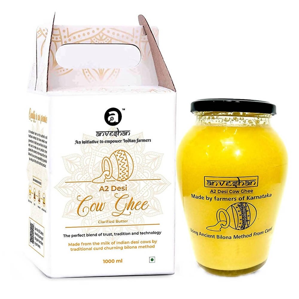 Anveshan A2 Desi Cow Ghee | Pure, Natural & Healthy Ghee | A2 Gir Cow Ghee