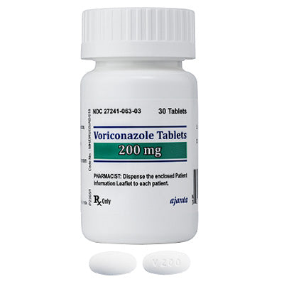 Voriconazole Tablets 200 mg by Ajanta Pharma 30 Count (RX)