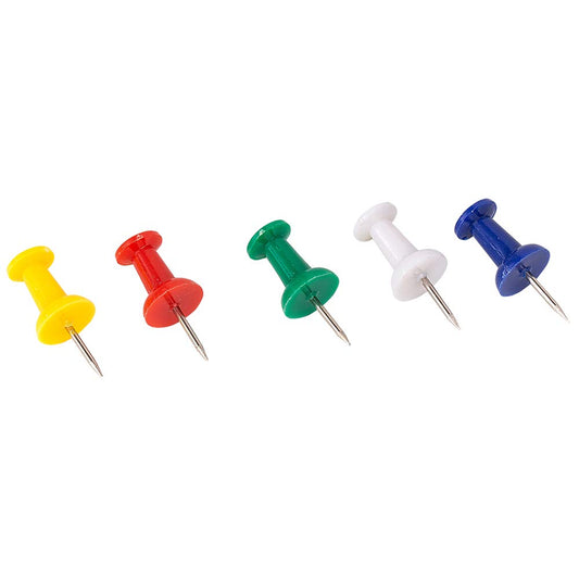 Deli W0021 Color Push Pins 23mm Ast - Color May Vary