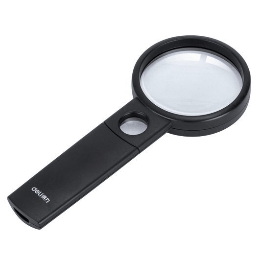 Deli W9090 Magnifier 2.5X/5X Blk - Color May Vary