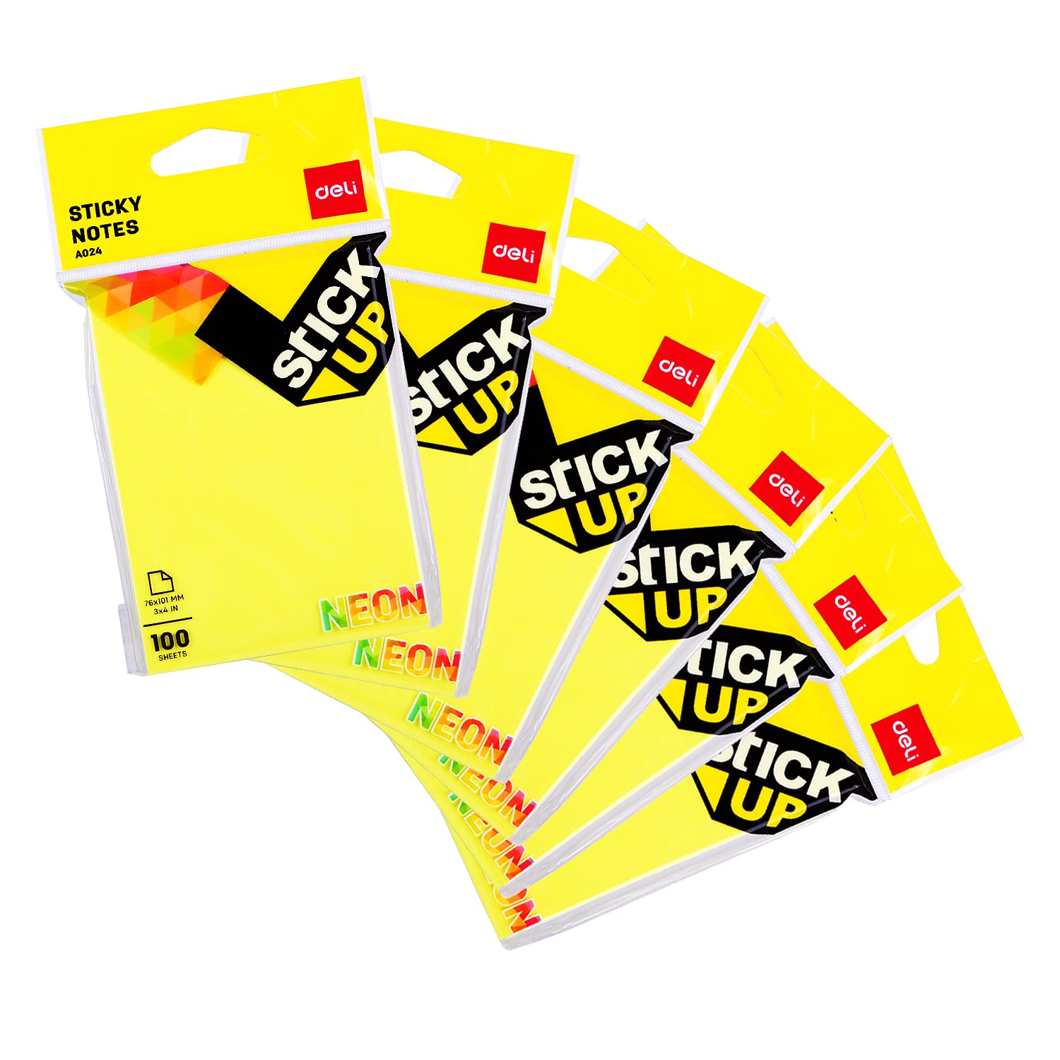 Deli Wa02402 Sticky Notes 100 Sht 1 T - Color May Vary