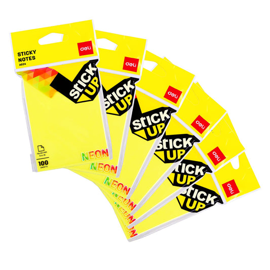 Deli Wa02402 Sticky Notes 100 Sht 1 T - Color May Vary