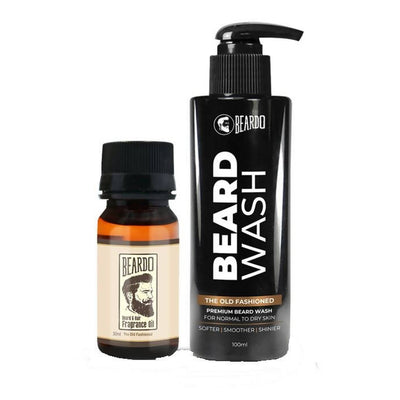 Beardo The Old Fashioned Beard Oil & Beard Wash Combo