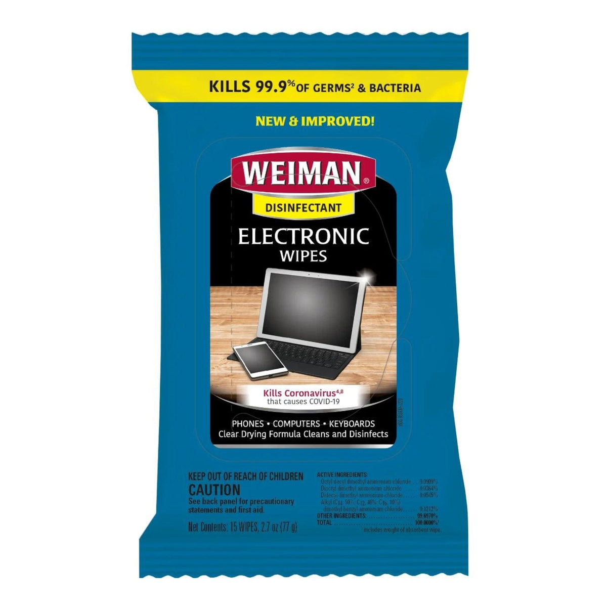 Disinfectant Electronic Wipes