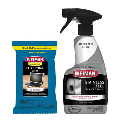 Electronic Disinfecting Wipes And Stainless Steel Cleaner