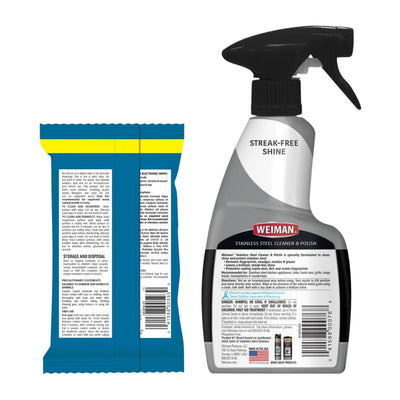Electronic Disinfecting Wipes And Stainless Steel Cleaner