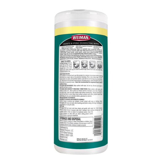 Granite And Stone Disinfecting Wipes