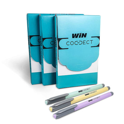 Win Connect Ball Pen Blue (10 Pcs Card)