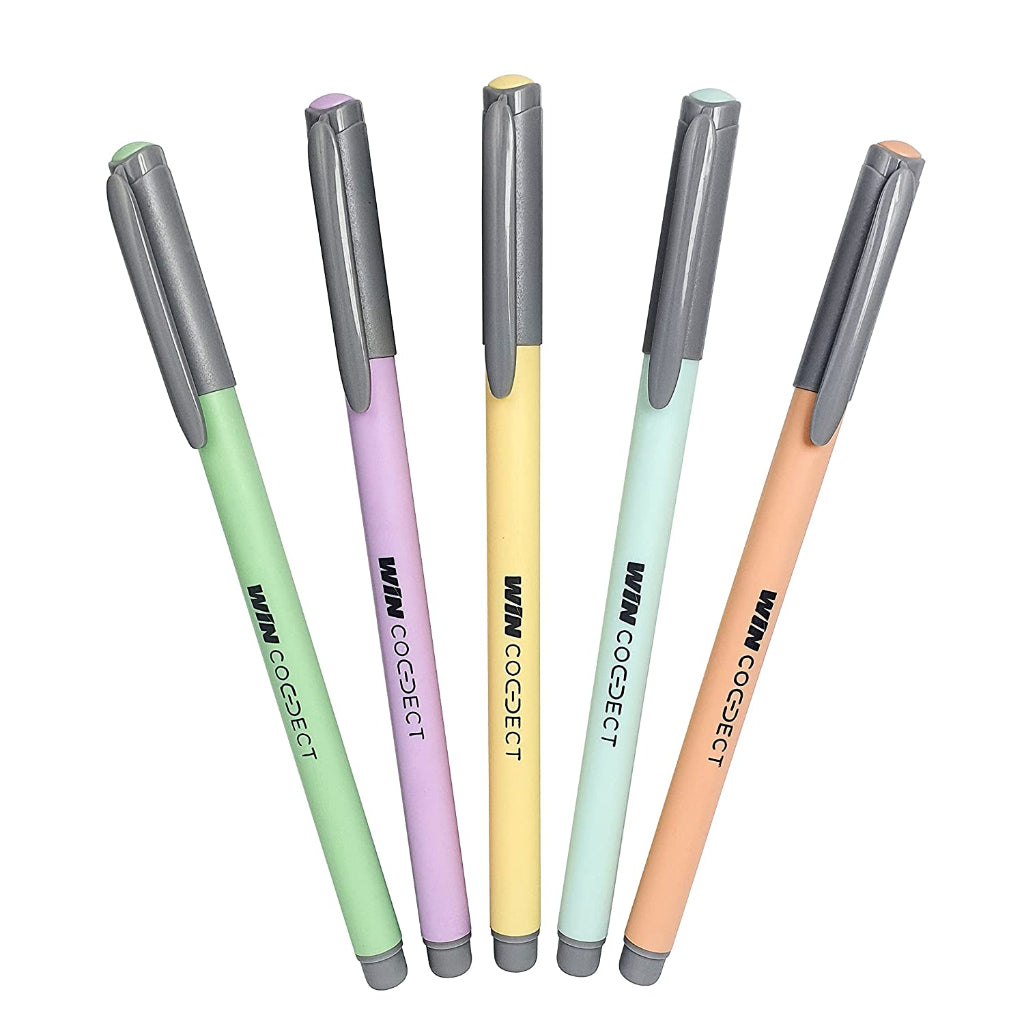 Win Connect Ball Pen Blue (10 Pcs Card)