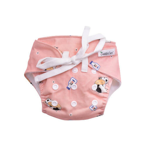 Cuddle Care Baby Moo New Born Baby Diapers (Pack of 2)