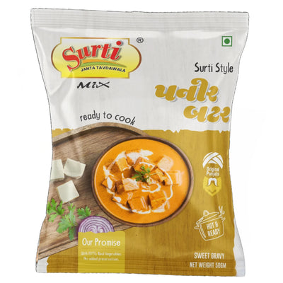 Surtimix Paneer Butter Punjabi Sabji Gravy Masala | Ready To Eat 160 gms