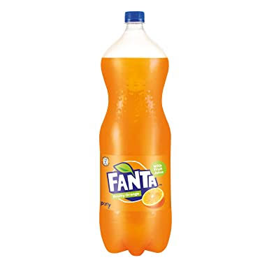 Fanta Soft Drink - Orange Flavoured, Refreshing, 2 l Pet Bottle