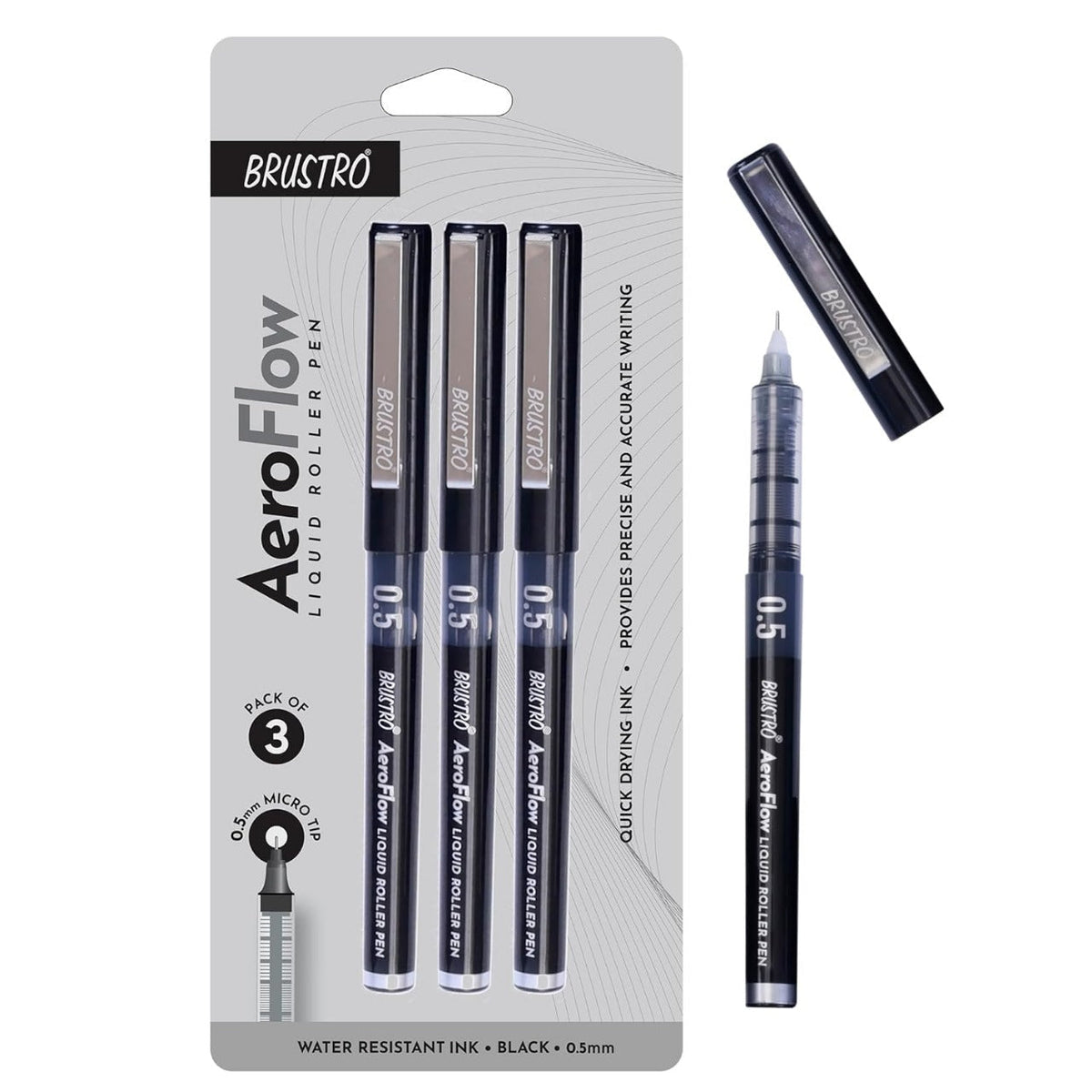 BRUSTRO Ruled Notebook with Rollerball Pens, Mechanical Pencils, Clip Box Set, 13 Pocket Expanding File Folder &amp; Copytinta Soft Shade&nbsp;Single&nbsp;Pack (40 Sheets)&nbsp;Combo | Perfect Gift for Office,Teachers