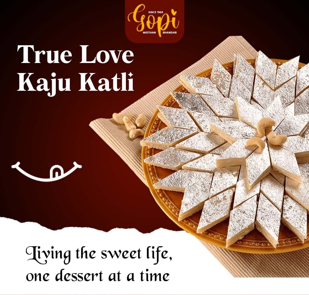 Gopi Misthan Bhandar Kaju Katli - 500 Gms