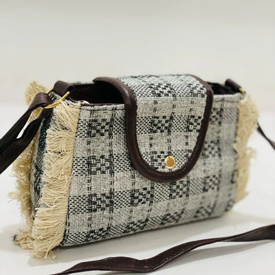 Cross Body Bag Jecard Flap Sling