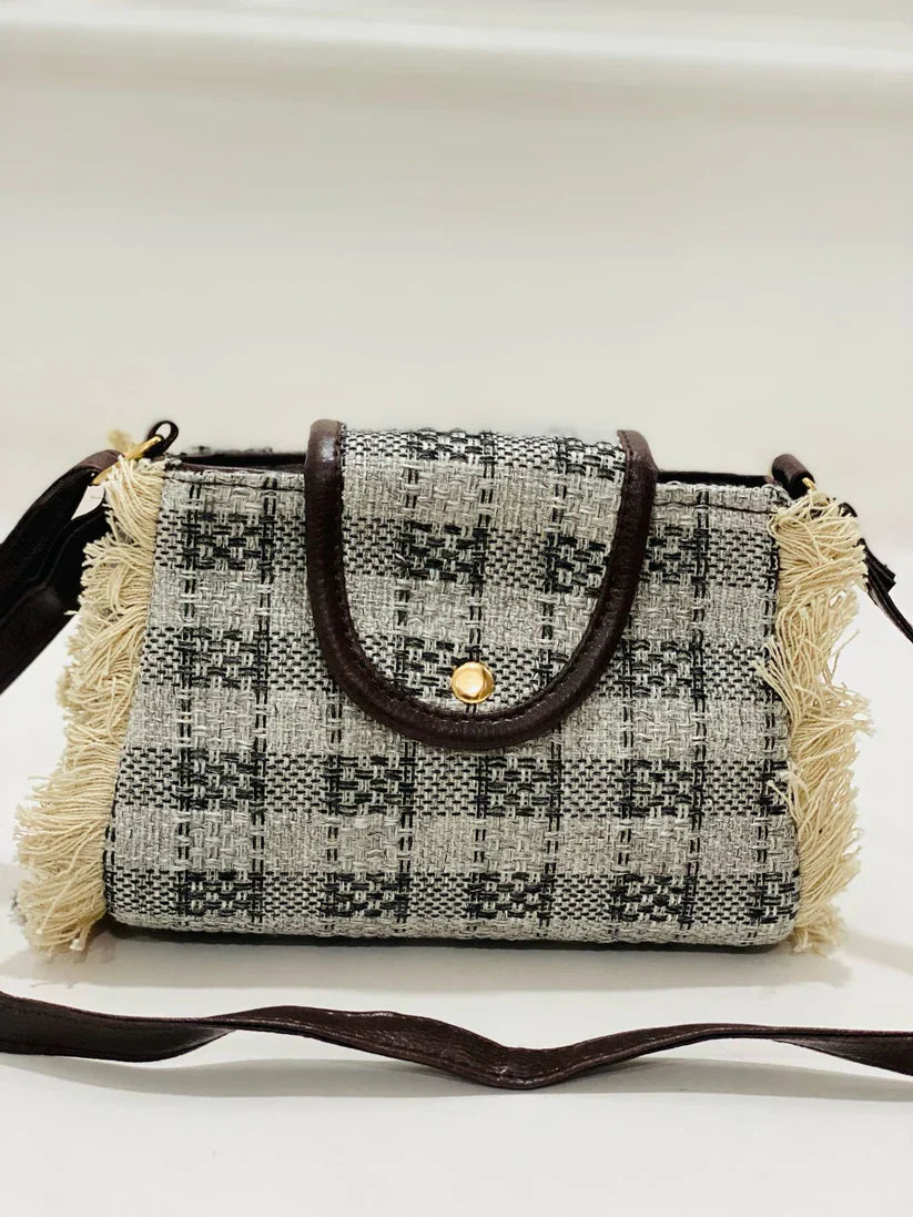 Cross Body Bag Jecard Flap Sling