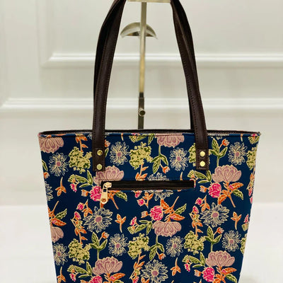 Tote Bag Set For Women Midnight Bloom 5-in-1
