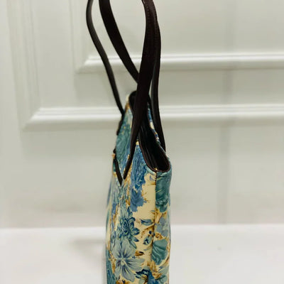 Floral Print 5-in-1 Travel Tote Bag Set Stylish Versatile Everyday Vacation Use