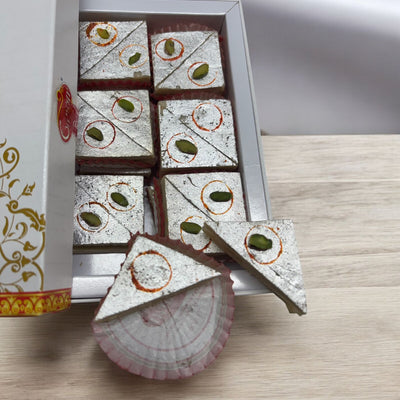 Gaurav Sweets Famous Litchi Katli - 500 Gms