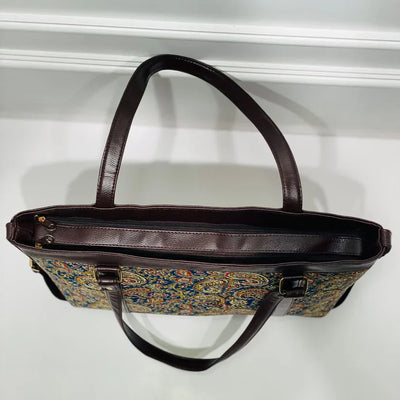 Paisley Charm Office Laptop Bag | Spacious Daily Use