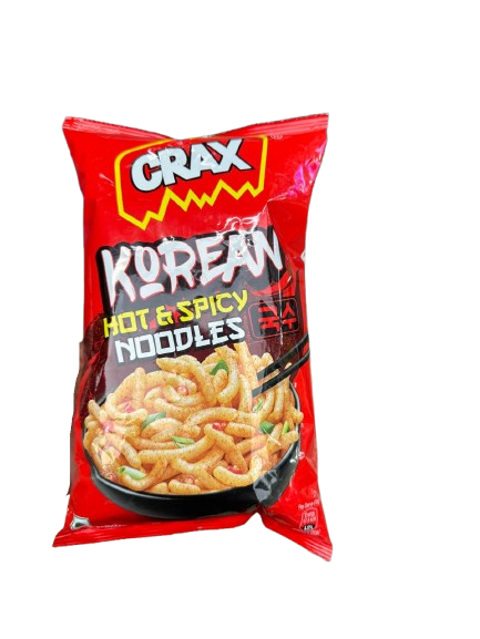 Crax Korean Hot & Spicy Noodles Chips - 50g