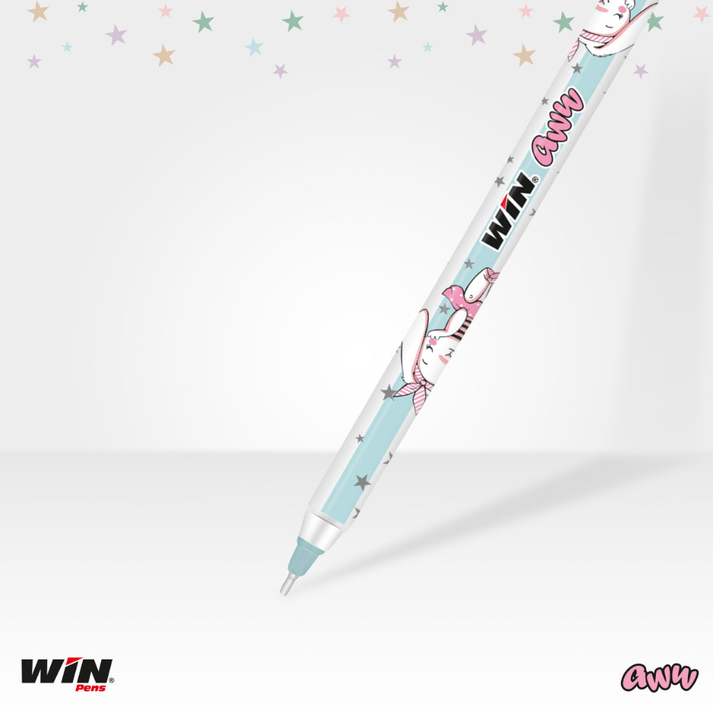 Win Aww Ball Pen Jar - Blue Ink