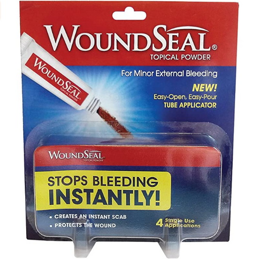 WoundSeal Topical Powder in Applicator Tube for Minor External Bleeding
