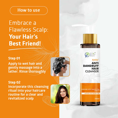Fytika Anti dandruff Hair Cleanser with Orange Peel Extract