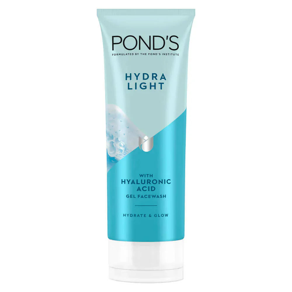 Pond's Hydra Light Hyaluronic Acid Hydrating Gel Face Wash - 100 gm