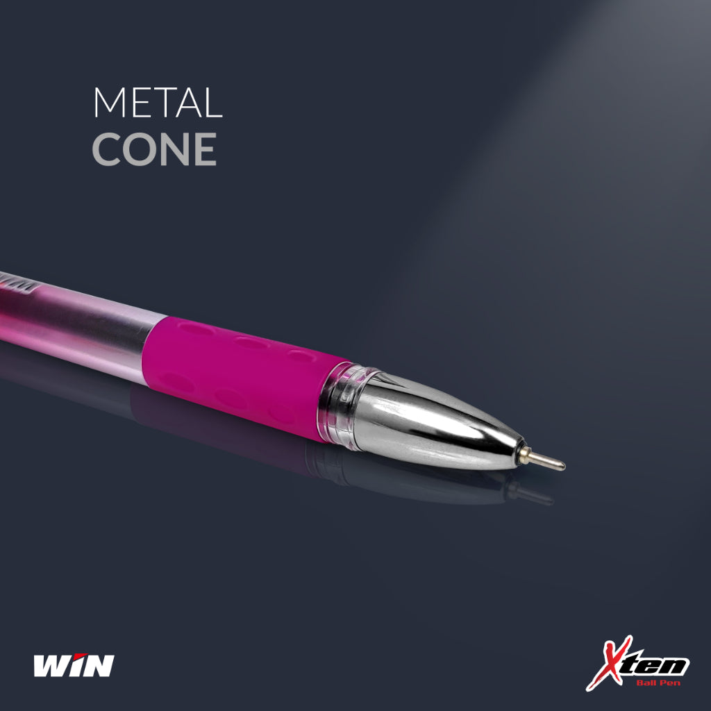 Win X-10 Ball Pen Blue (5Pcs Pouch)