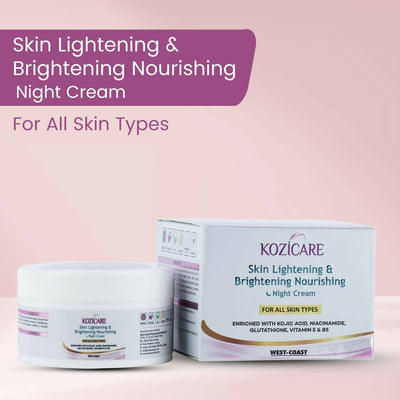 Healthvit Kozicare Skin Lightening & Brightening Nourishing Night Cream