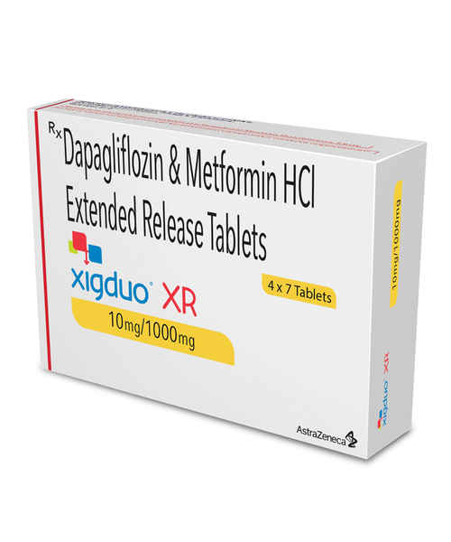 AstraZeneca Xigduo XR 10mg/1000mg - 7 Tablets