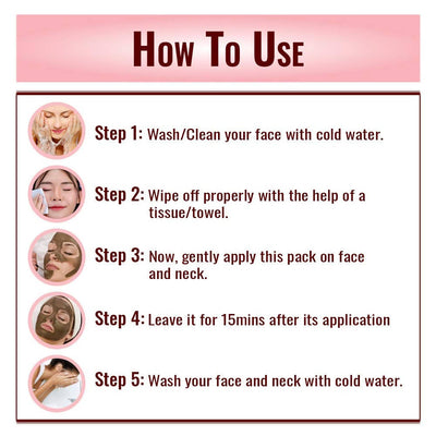Brown & White Magical Face Pack