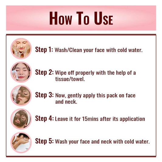 Brown & White Magical Face Pack