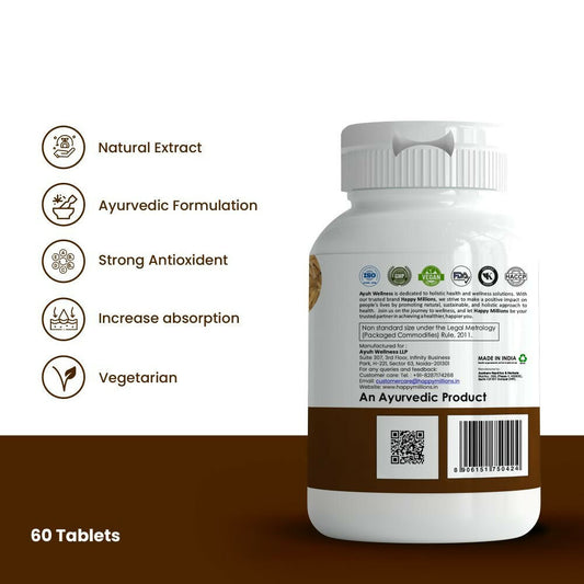 HappyMillions Shatavari Tablets