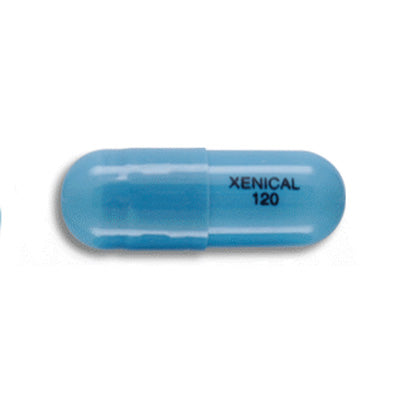 Xenical (Orlistat) Capsules 120 mg by H2 Pharma 90 Count (RX)