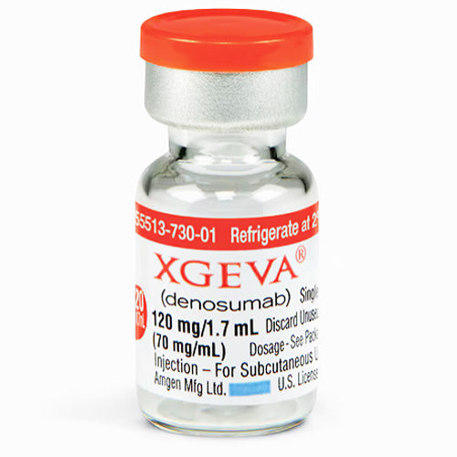Xgeva Denosumab Injection Vial 120 mg/1.7 mL (70 mg/mL) Single-Dose Vial by Amgen (RX) ** Requires Refrigeration