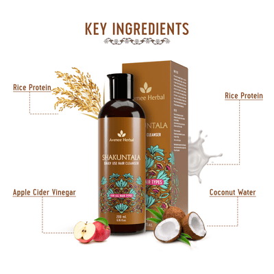 Avimee Herbal Anti Hairfall Kit - Oil, Cleanser and Scalp Spray, Controls Hair Fall and Strengthens Hair Root, With Rosemary, Amla, Methi & Bhringraj