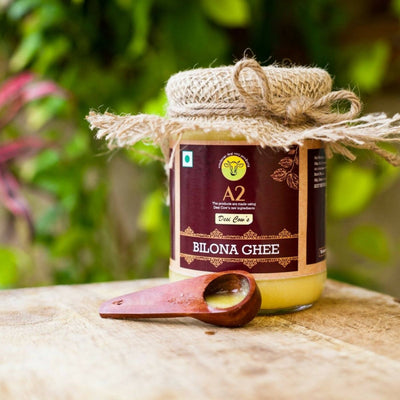 A2 Organics Desi Gir Cow A2 Bilona Ghee | Cultured Ghee | Vedic Bilona Method Ghee