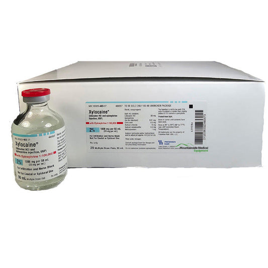 Xylocaine 2% Lidocaine with Epinephrine Injection 1:00,000 Multiple-Dose Vial 50 mL x 25/tray (Rx)