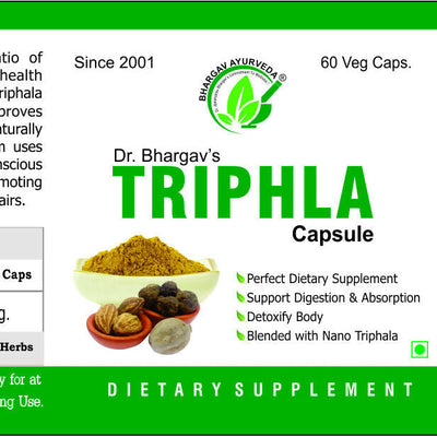 Dr.Bhargav’s Triphla Capsules