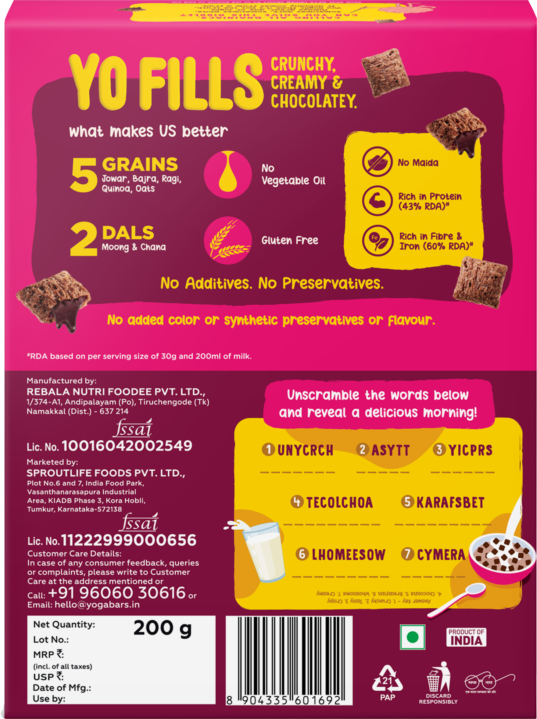 Yofills, 200g