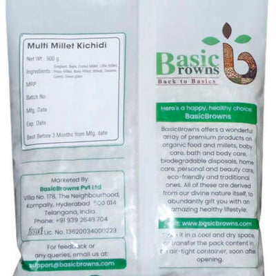 BasicBrowns Multi Millet Khichdi